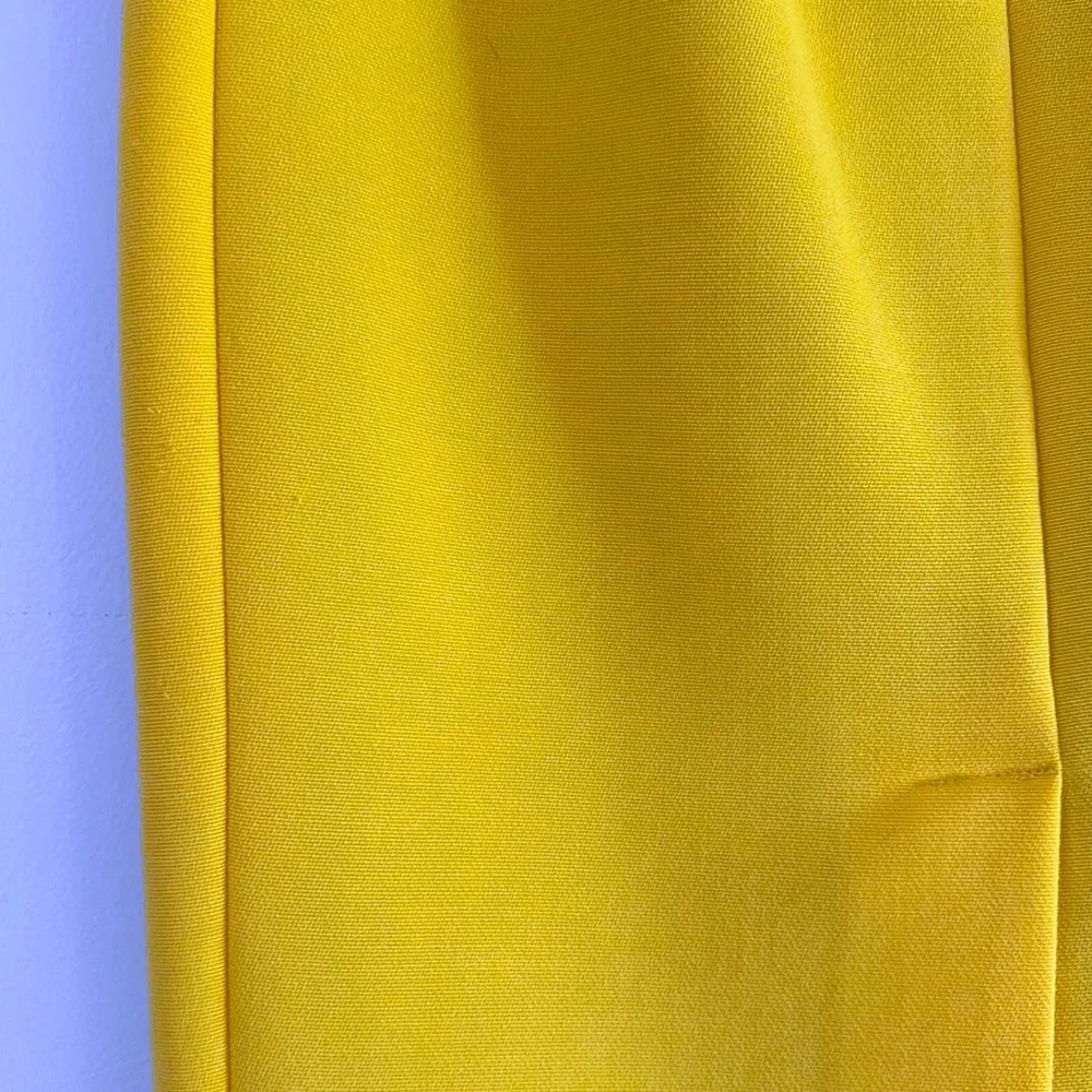 Dolce & Gabbana Yellow Wool Pencil SK# F4924T  /FU3CQ - Picture 9 of 9